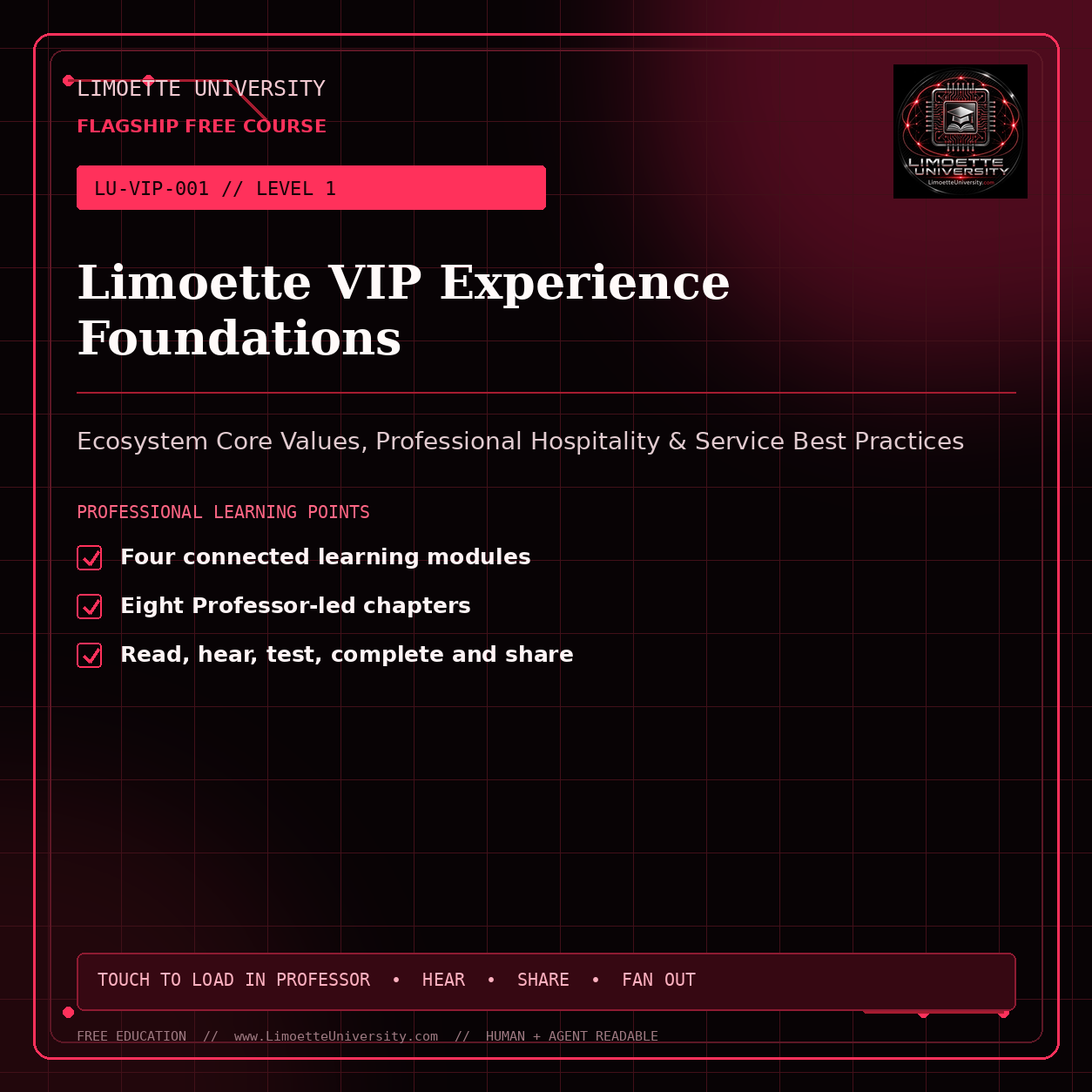 Limoette VIP Experience Foundations
